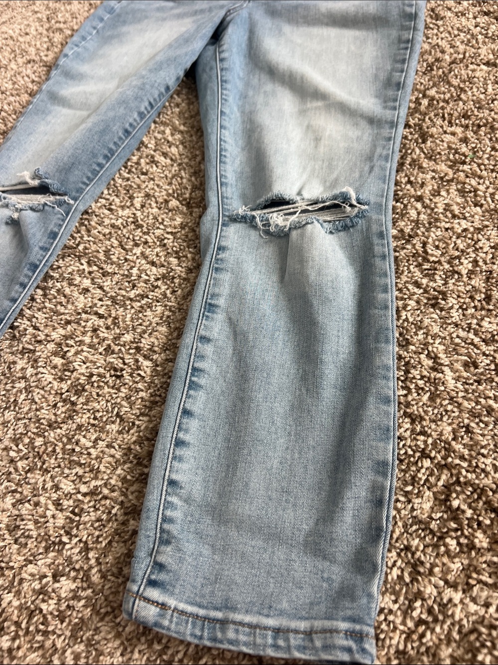 Wonderly Hi-Rise Skinny Crop Distressed Skinny Jeans Size 10R - Picture 3 of 11